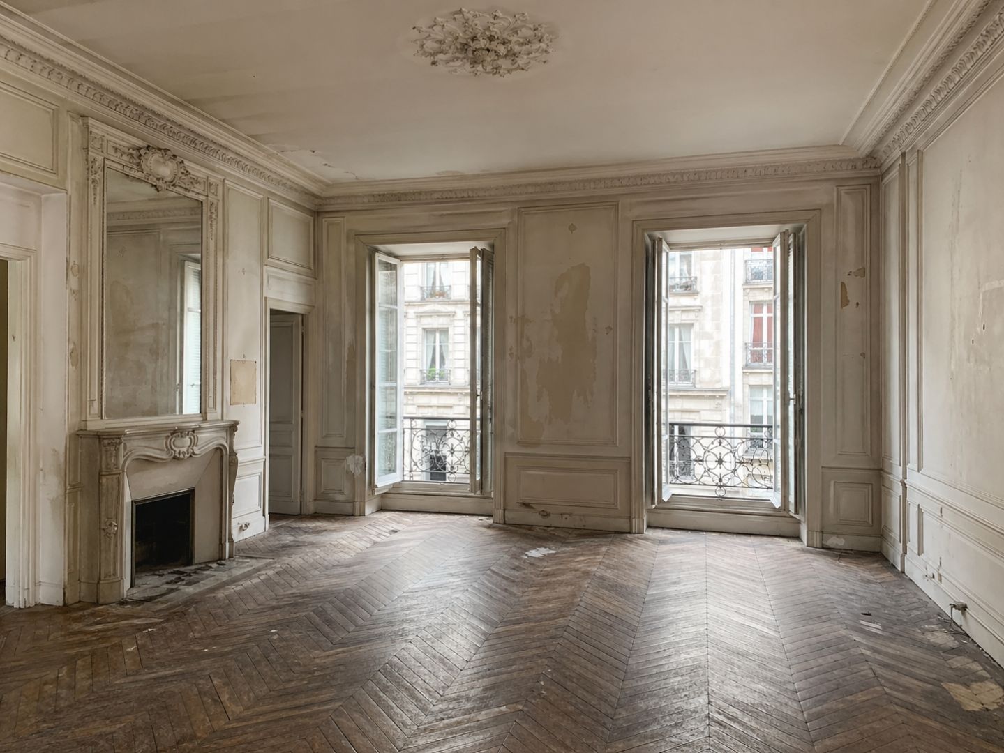 Avant rénovation — espace d'origine avant intervention MG SYNERGIE